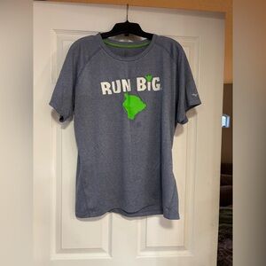 Blue/Gray Big Island Running Co. T-Shirt